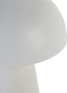Stolní lampa šedá včetně LED dobíjecího a 3-stupňového dotykového stmívače IP44 - Daniel