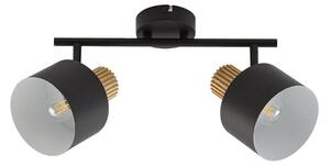 Stropní Lampa Lindby, Lenja, stmívatelné, Černá, Obývací pokoj, Kov, Moderní
