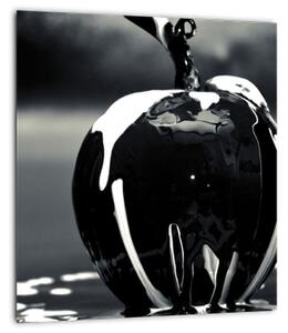 Obraz černého jablka (30x30 cm)