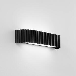 Luce Ambiente Design LED nástěnné světlo Niike, černá, šířka 40 cm, kov,, Černá, Obývací pokoj / jídelna, kov, Moderní