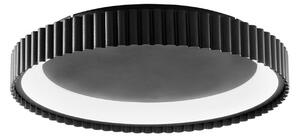 Luce Ambiente Design LED stropní svítidlo Niike, černé, Ø 40 cm, kov,, Černá, Obývací pokoj / jídelna, kov, Moderní