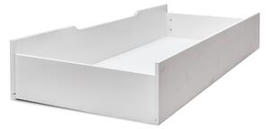 KATMANDU Dřevěná zásuvka Belluno Elegante bílá, masiv, 26x149x63 cm