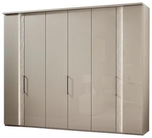 ŠATNÍ SKŘÍŇ S OTOČNÝMI DVEŘMI, šampaňská, 300/216/59 cm Dieter Knoll - Šatní skříně