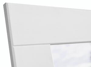 KATMANDU Zrcadlo Belluno Elegante bílá, masiv, 130x47x1,8 cm