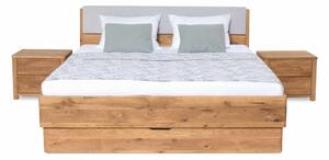 Masivní postel s úložným prostorem Monte 90x200