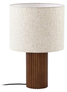 Stolní lampa Lindby, Kimiko, Dřevo, Obývací pokoj, Tkanina / Textil, Skandinávský