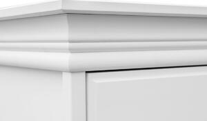 KATMANDU Prádelník Toskania, skříňka, bílá, 142x130x50 cm