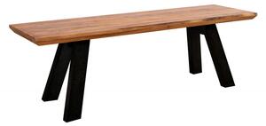 Massive home | Dřevěná jídelní lavice Brick z palisandru - VÝPRODEJ MH2144-KW