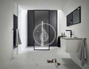 Hansgrohe - Hlavová sprcha 105, 1 proud, EcoSmart, matná černá