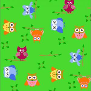 Metrážový koberec Owl 5261 Zelená - 4 m Karsis
