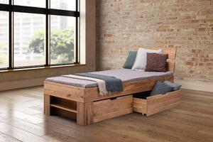 Masivní dubová postel Sofi 90x200 cm