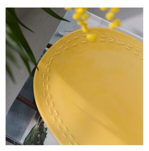 Žlutý porcelánový talíř Villeroy & Boch Like It's my moment, 30 x 20 cm