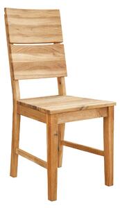 Dubová jídelní židle, 95x42x42 cm