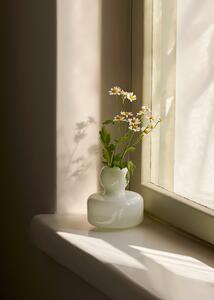 Marimekko Váza Flower 10cm pěnově zelenkavě bílá Foam