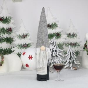 TUTUMI - Vánoční obaly na lahev, šedá - 6 ks KF323-6