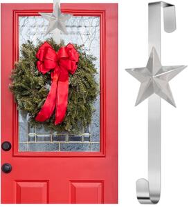 Tutumi, věšák na vánoční dekoraci dveří 37cm, ocel, CHR-08510