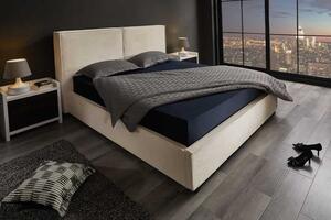 Designová postel Cocoon 180 x 200 cm krémová