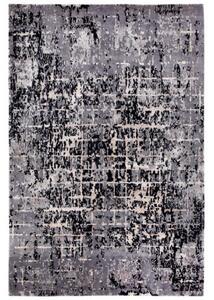 Obsession koberce Ručně vázaný kusový koberec Sense of Obsession 670 Taupe Šedá, Černá - 140x200 cm