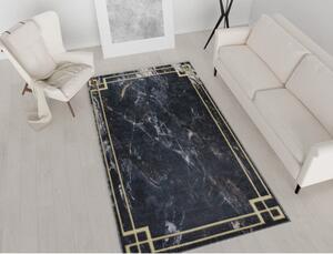 Tmavě šedý pratelný koberec 150x80 cm - Vitaus