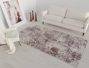 Béžový pratelný koberec běhoun 200x80 cm - Vitaus