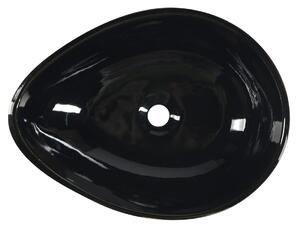 Sapho PRIORI keramické umyvadlo na desku 51x38 cm, černá