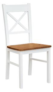 Židle dřevěná Belluno Elegante KT22, 94x43x44 cm sedák: Dřevo borovice - medový dub