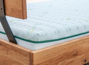 KATMANDU Dubová postel Toretta s dřevěnými nohami 85x212x160 (160x200 cm)