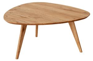KATMANDU Malý trojúhelníkový stůl Orbetello, přírodní, masiv dub, 50x68x67 cm