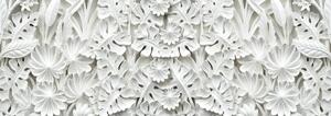 Fototapeta - Alabastrově bílá abstrakce (152,5x104 cm)
