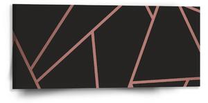 Sablio Obraz Růžové obrazce - 110x50 cm
