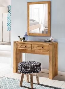 Toaletní stolek Terisso dub, masiv, 37x85x105 cm