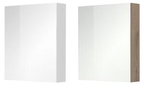 Mereo Aira, koupelnová galerka 60 cm, zrcadlová skříňka, dub Kronberg Varianta: Aira, koupelnová galerka 60 cm, zrcadlová skříňka, dub Kronberg