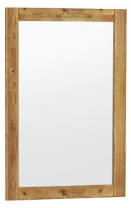 Zrcadlo dubové nad toaletku Terisso, masiv, 104x67x2 cm