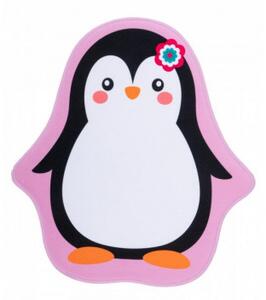 Obsession koberce Dětský kusový koberec Mila kids 144 penguin Bílá, Růžová, Černá - 60x80 cm