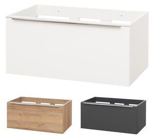 Mereo Mailo, koupelnová skříňka 81 cm, bílá, dub, antracit Mailo, koupelnová skříňka 81 cm, antracit Varianta: Mailo, koupelnová skříňka 81 cm, antra…