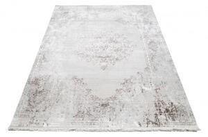 Makro Abra Kusový koberec SAHARA K895D Klasický krémový světle šedý Rozměr: 80x150 cm