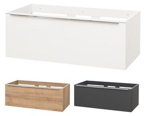 Mereo Mailo, koupelnová skříňka 101 cm, bílá, dub, antracit Mailo, koupelnová skříňka 101 cm, antracit Varianta: Mailo, koupelnová skříňka 101 cm, an…