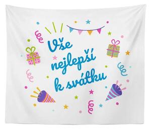 Sablio Deka Vše nejlepší k svátku 2: 150x120 cm