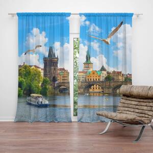 Sablio Závěs Praha Karlův most 2: 2ks 140x250cm