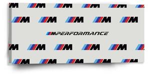 Sablio Obraz MPERFORMANCE bílý vzor - 110x50 cm