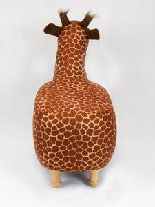 LJV TRONIX Dětský taburet - žirafa