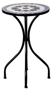 PALAZZO Odkládací stolek 35 cm - bílá/modrá