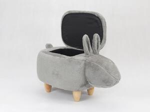 LJV TRONIX Dětský taburet - králíček