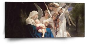 Sablio Obraz Panna s anděly - William-Adolphe Bouguereau - 110x50 cm