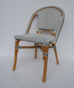 FaKOPA s. r. o. BISTRO - židle z umělého ratanu - bílá