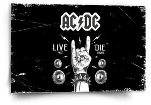 Sablio Obraz ACDC Live fast, die young - 120x80 cm