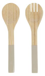 BAMBOO Bambusový příbor na salát 2 ks - béžová