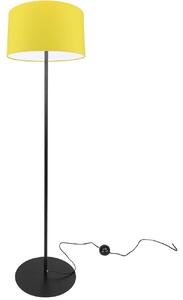 Light Home Podlahová lampa INDIGO, 1x textilní stínítko (výběr z 10 barev), (výběr ze 3 barev konstrukce), O