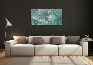 Fotoobraz skleněný na stěnu do obýváku Listí palmy osh-101564719