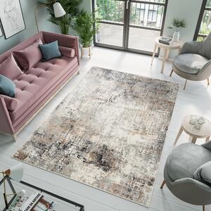 Makro Abra Moderní kusový koberec PORTLAND G512A bílý béžový Rozměr: 120x170 cm